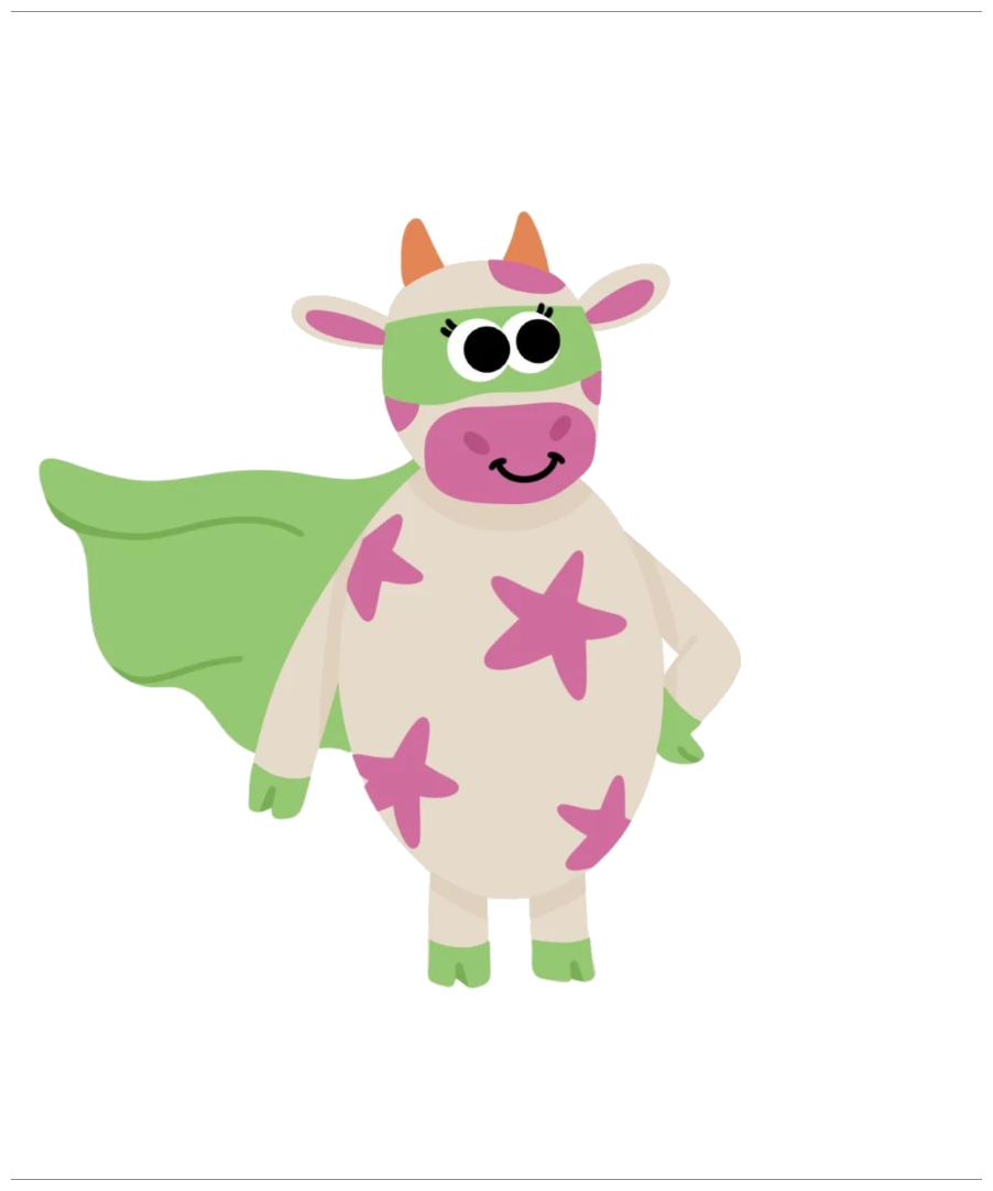 KYND cow mascot